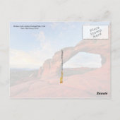 Broken Arch, Arches National Park, Utah Briefkaart (Achterkant)