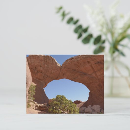 Broken Arch in het Arches National Park Briefkaart (Staand voorkant)