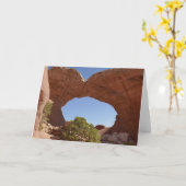 Broken Arch in het Arches National Park Kaart (Gele Bloem)