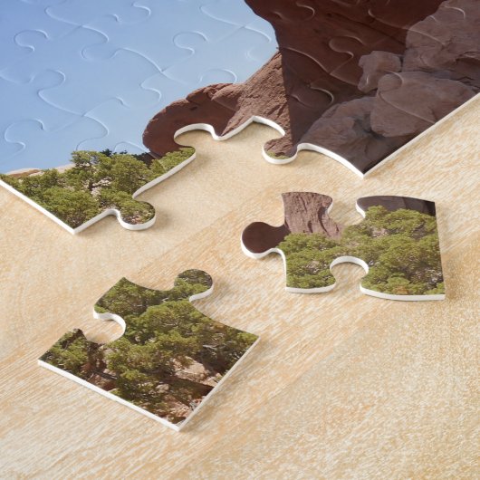 Broken Arch in het Arches National Park Legpuzzel (Zijkant)