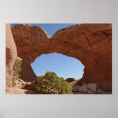 Broken Arch in het Arches National Park Poster (Voorkant)
