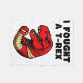 Broken Arm Recovery T-rex Kids Boys Dinosaur  Fleece Deken (Voorkant (Horizontaal))