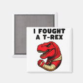 Broken Arm Recovery T-rex Kids Boys Dinosaur  Magneet (Voorkant / Achterkant)