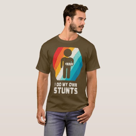 Broken Arm Shirt Hand Wrist Elbow Injury Get (Voorkant volledig)