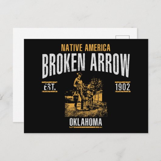 Broken Arrow Briefkaart (Voorkant / Achterkant)