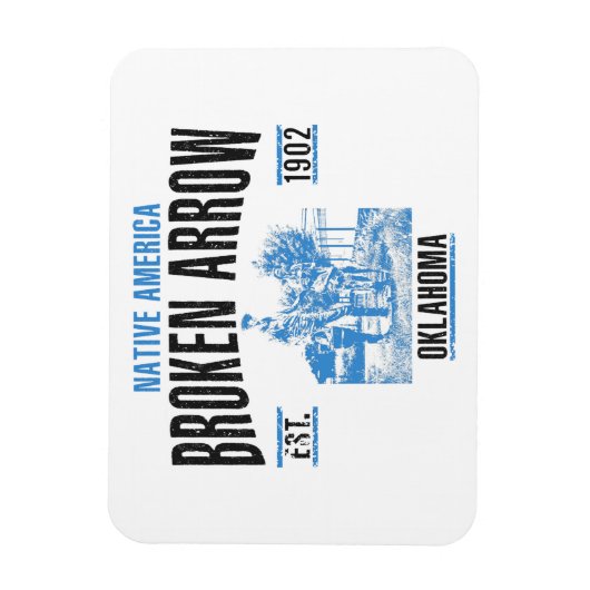 Broken Arrow Magneet (Verticaal)