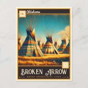Broken Arrow, Oklahoma    Briefkaart