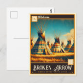 Broken Arrow, Oklahoma |  Briefkaart (Voorkant / Achterkant)