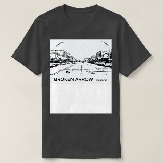 Broken Arrow Oklahoma T-shirt (Design voorkant)