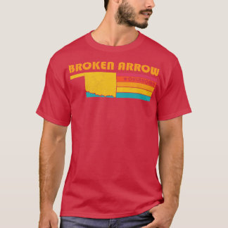 Broken Arrow Oklahoma Verdrietig Souvenir T-shirt