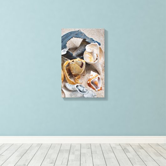 Broken Beach Beauties Canvas Afdruk (Insitu (Houten vloer))