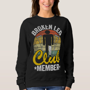 Broken been club lid krijgt letsel gebroken been trui