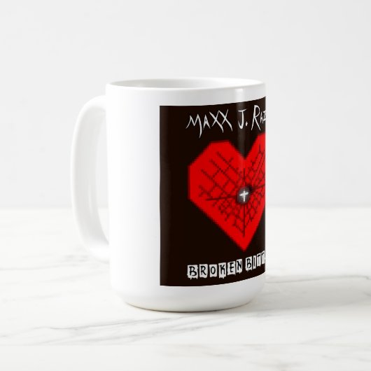Broken Bitter beroemd gemaakt door Maxx J. Razor C Koffiemok (Voorkant links)