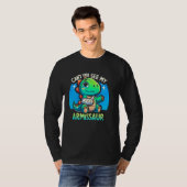Broken bone dinosaurus Broken Arm Can't You See My T-shirt (Voorkant volledig)