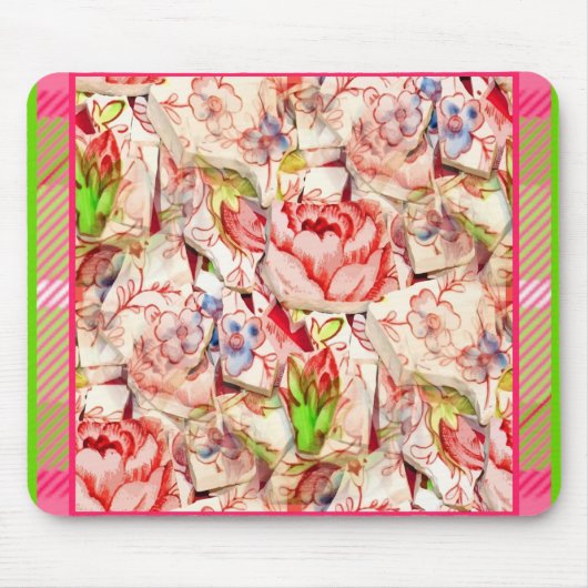 Broken Bord Mousepad Muismat (Voorkant)