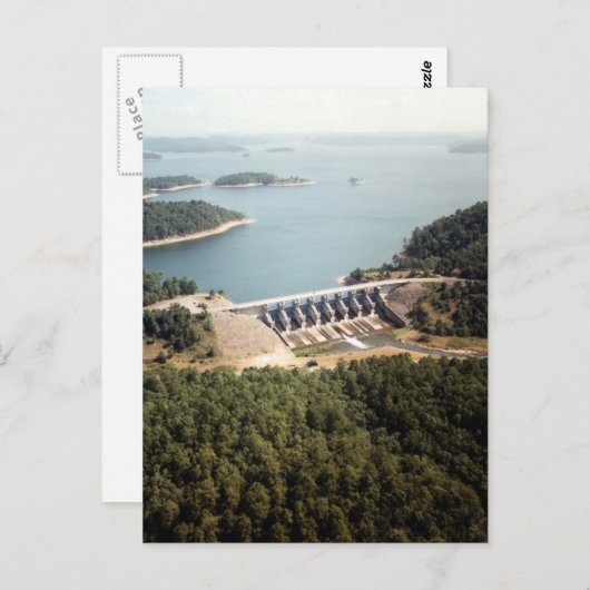 Broken Bow Dam Briefkaart (Voorkant / Achterkant)