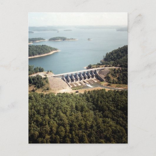 Broken Bow Dam Briefkaart (Voorkant)