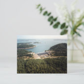 Broken Bow Dam Briefkaart (Staand voorkant)