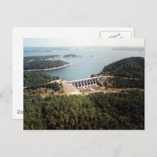 Broken Bow Dam Briefkaart (Voorkant / Achterkant)