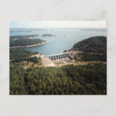 Broken Bow Dam Briefkaart (Voorkant)