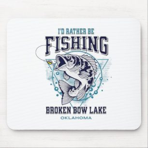 Broken Bow Lake Oklahoma Ik ging liever vissen Leu Muismat