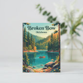 Broken Bow, Oklahoma Briefkaart (Staand voorkant)