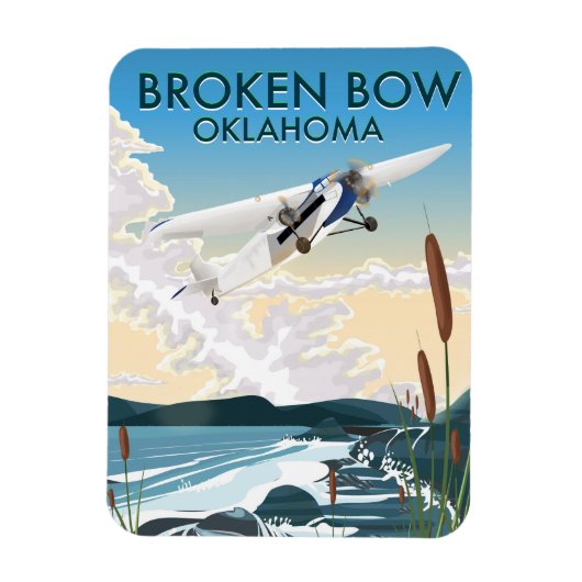 Broken Bow Oklahoma Magneet (Verticaal)