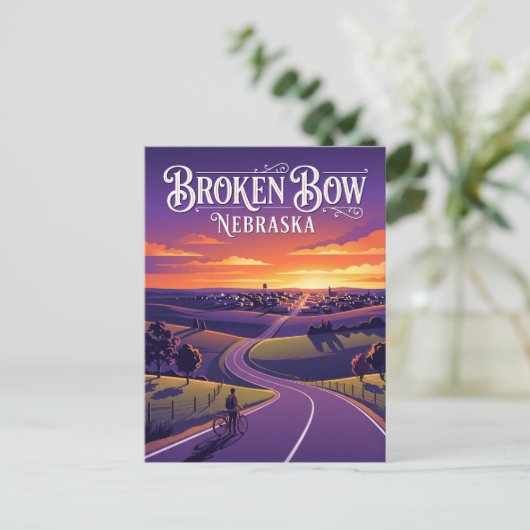Broken Bow VS Briefkaart (Staand voorkant)