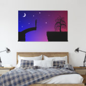 Broken Bridge Canvas afdrukken (Insitu (Slaapkamer))