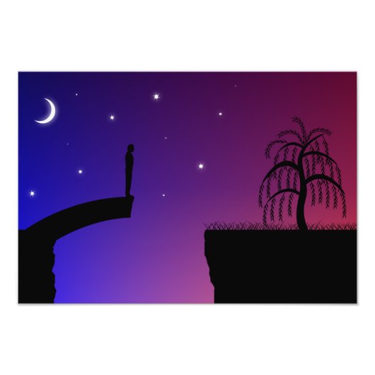 Broken Bridge foto's afdrukken Foto Afdruk (Voorkant)