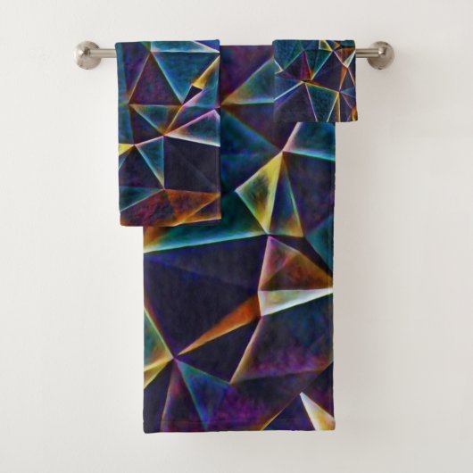 Broken Bubbles Bad Handdoek (Insitu)