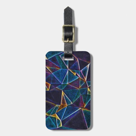 Broken Bubbles Bagagelabel (Voorkant verticaal)