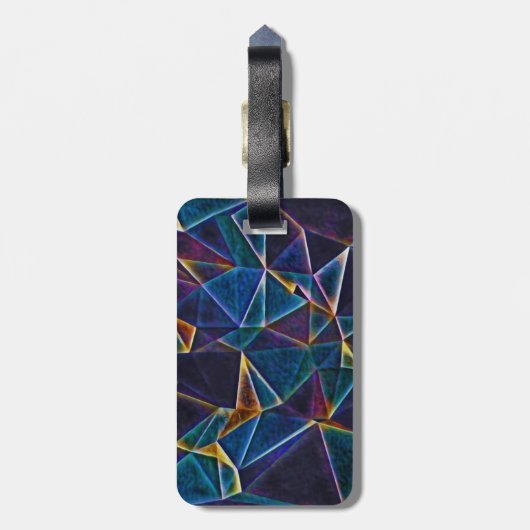 Broken Bubbles Bagagelabel (Achterkant verticaal)