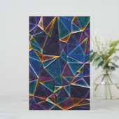 Broken Bubbles Briefpapier (Staand voorkant)