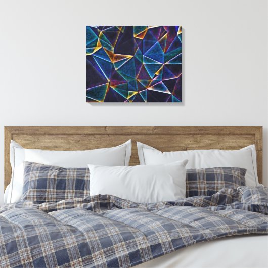 Broken Bubbles Canvas Afdruk (Insitu (Slaapkamer))