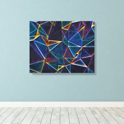 Broken Bubbles Canvas Afdruk (Insitu (Houten vloer))