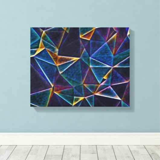 Broken Bubbles Canvas Afdruk (Insitu (Houten vloer))