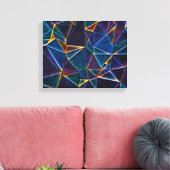 Broken Bubbles Canvas Afdruk (Insitu (Woonkamer))