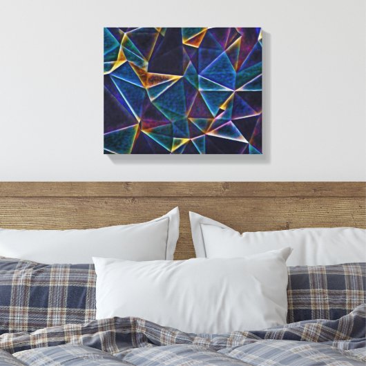 Broken Bubbles Canvas Afdruk (Insitu (Slaapkamer))