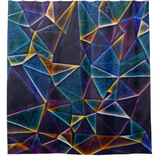 Broken Bubbles Douchegordijn (Voorkant)