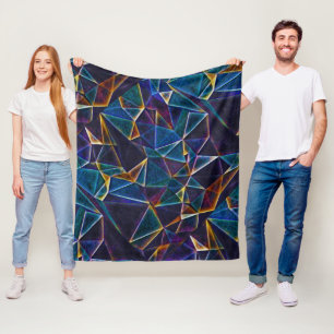 Broken Bubbles Fleece Deken