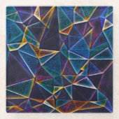 Broken Bubbles Glazen Onderzetter (Voorkant)