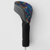 Broken Bubbles Golf Head-Hoesje Golfheadcover (Schuin)