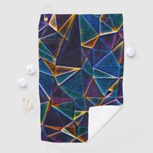 Broken Bubbles Golfhanddoek (Insitu)