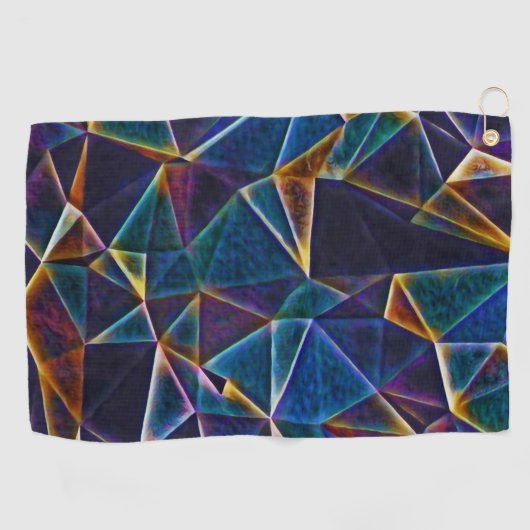 Broken Bubbles Golfhanddoek (Horizontaal)