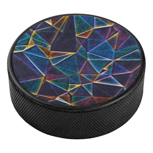 Broken Bubbles Hockey Puck (3/4)