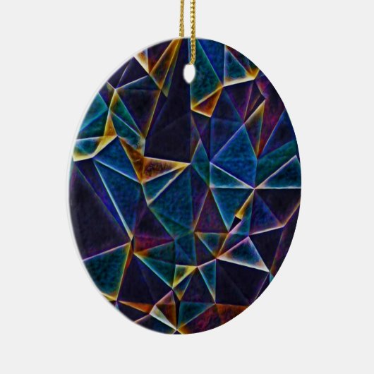 Broken Bubbles Keramisch Ornament (Rechts)