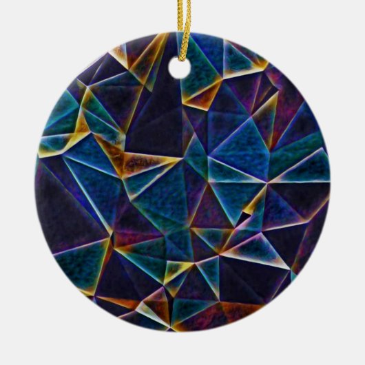 Broken Bubbles Keramisch Ornament (Voorkant)
