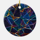 Broken Bubbles Keramisch Ornament (Achterkant)