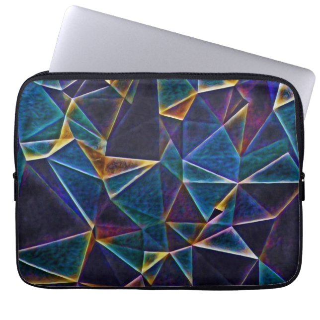 Broken Bubbles Laptop Sleeve (Voorkant)